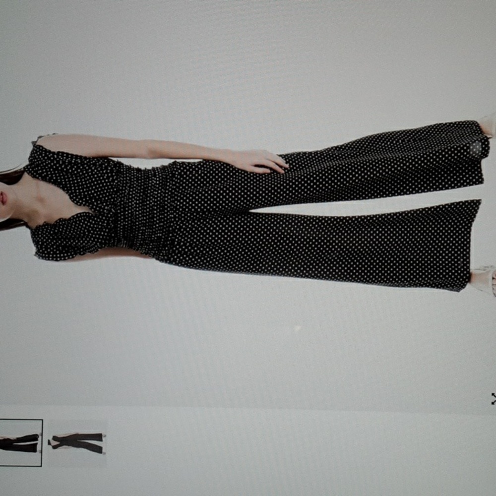 Max Studio London Black Printed Jumpsuit